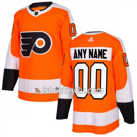 Mænd NHL Philadelphia Flyers Trøje Tilpasset Adidas 2017-2018 Orange Authentic